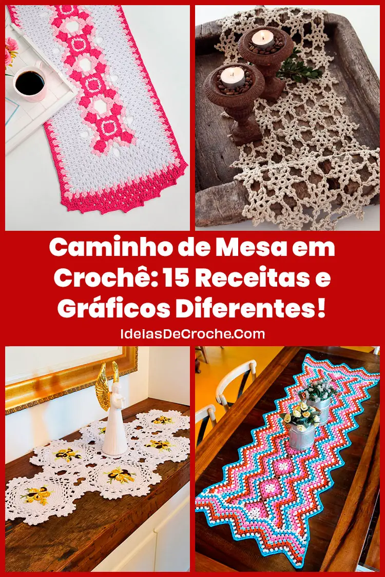 Caminho de Mesa em Crochê
