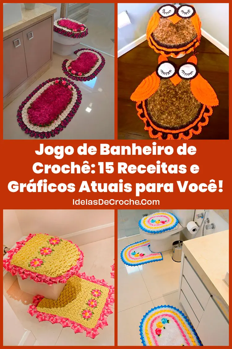 Jogo de Banheiro de Crochê